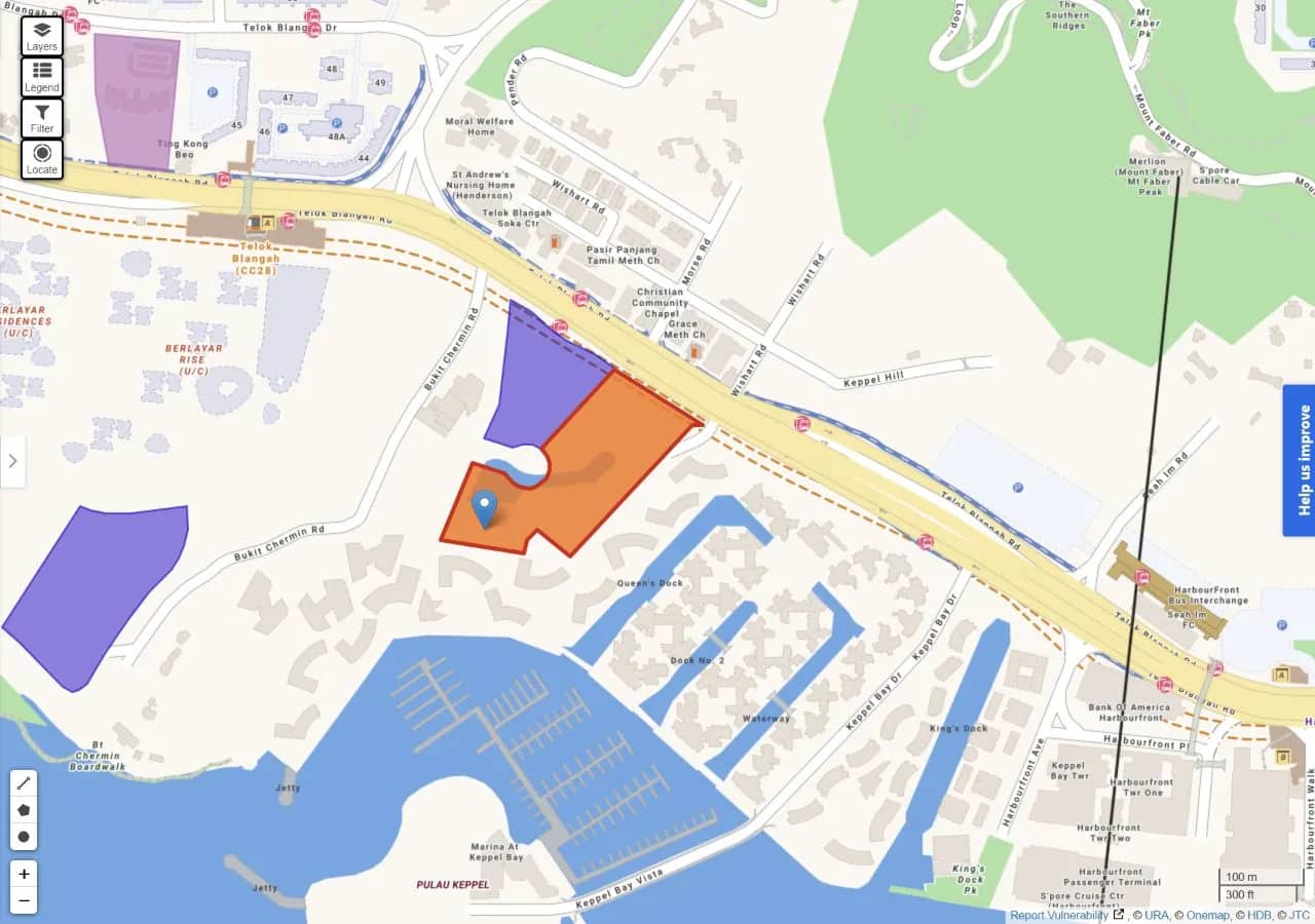 Developer render of Berlayar Close GLS (planned tender)