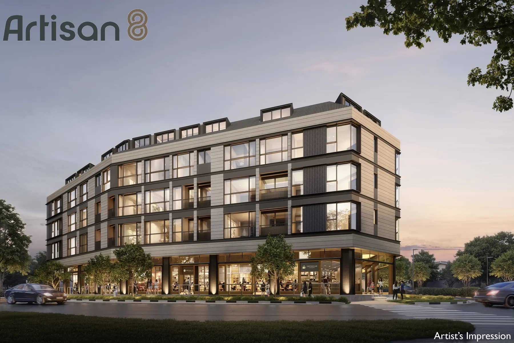 Developer render of Artisan 8 福茗轩