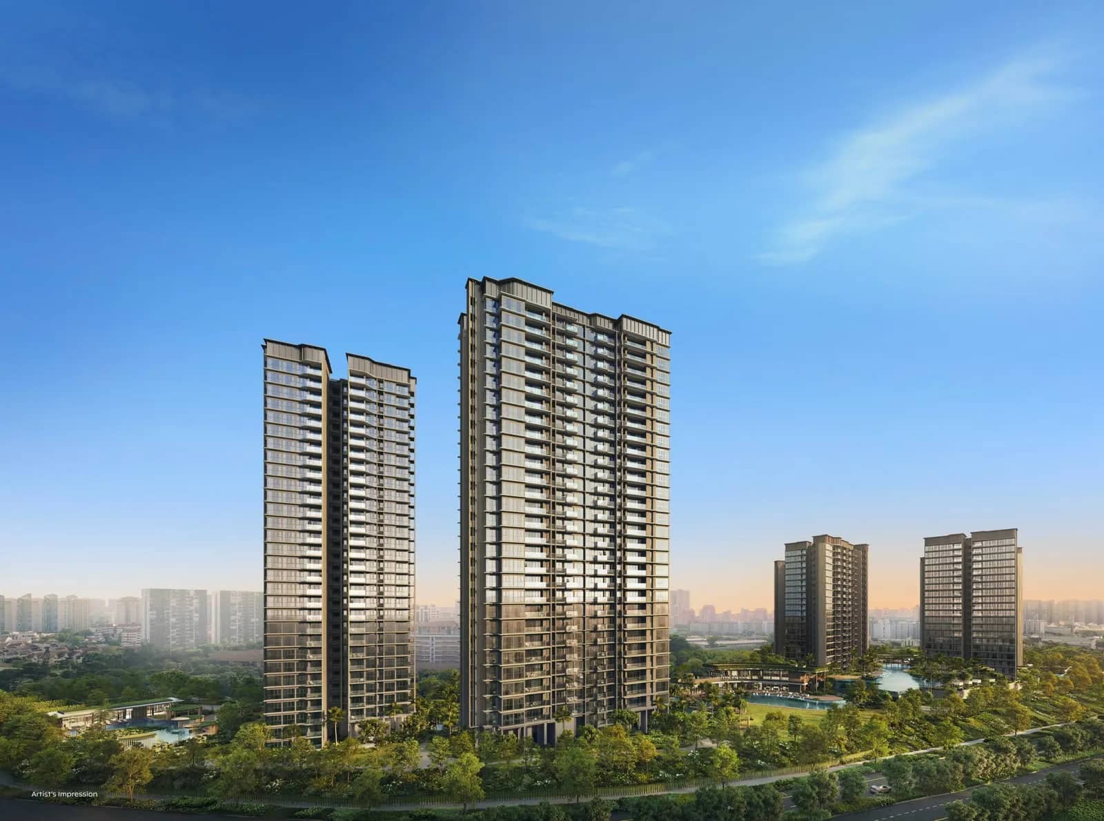 Developer render of Thomson Reserve