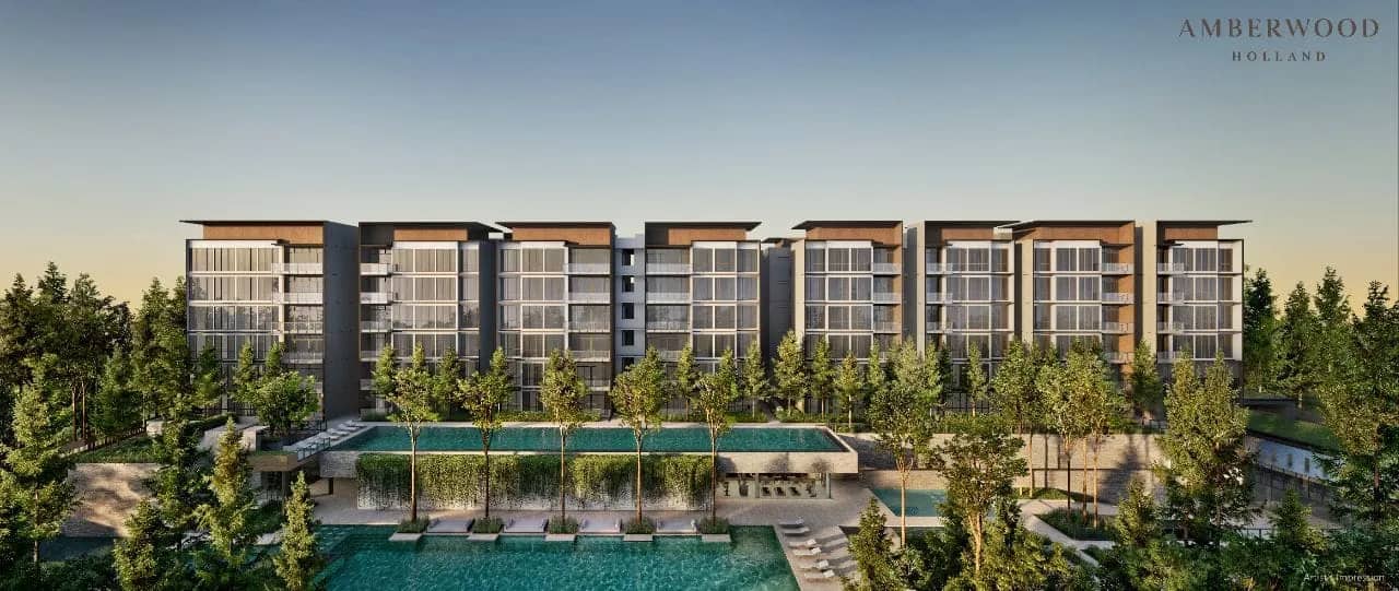 Developer render of Amberwood At Holland 昂宝苑
