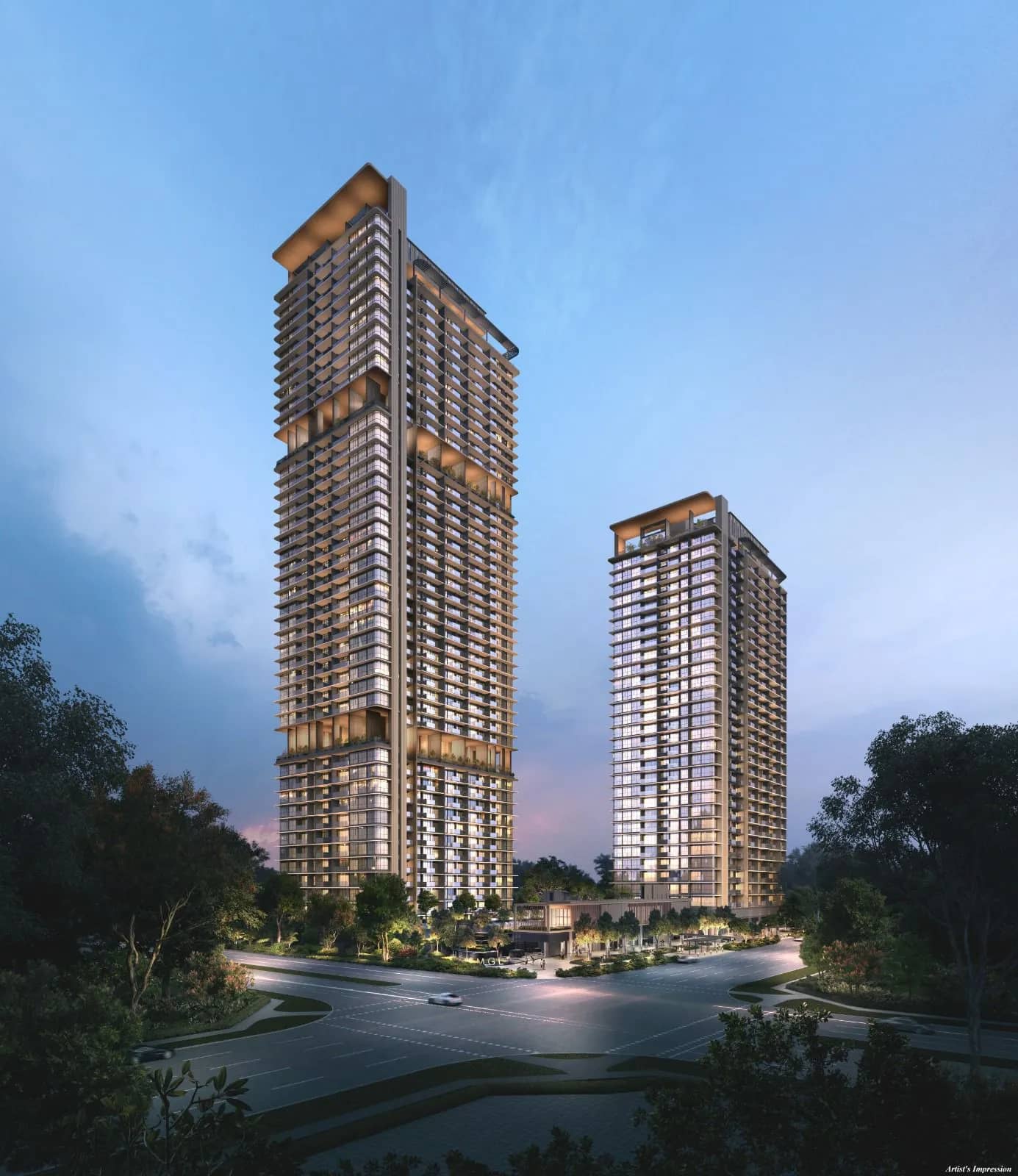 Developer render of One Marina Gardens
